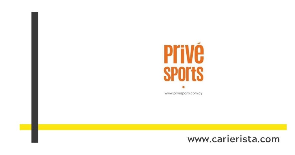 Privé Sports - Πωλητής/ρια Πλήρης Απασχόληση - Nicosia by PRIVE SPORTS